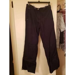 EUC 💜 SJB Active Black w/ Lilac Trim Pants Adjustable Length - Women's Size S